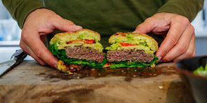 how to cook award winning organic burgers