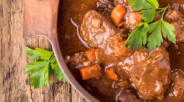 Organic Beef in Guinness Stew