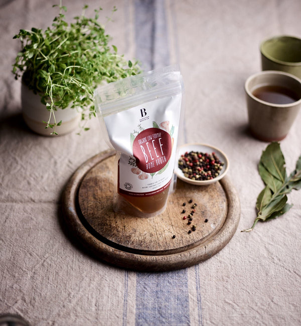 Low Fodmap Beef Bone Broth x14, Borough Broth Eversfield Organic