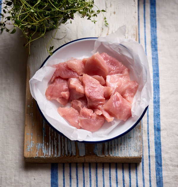 Diced Turkey Breast, Previously Frozen